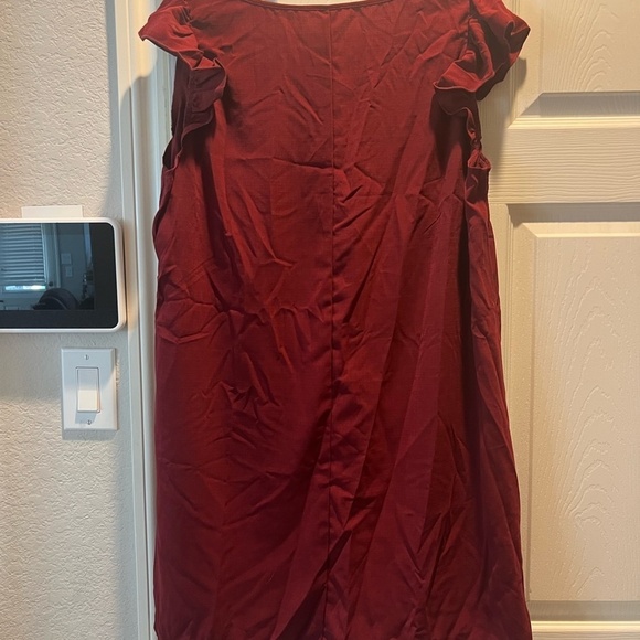 SHEIN Burgundy Midi Dress - Picture 4 of 4